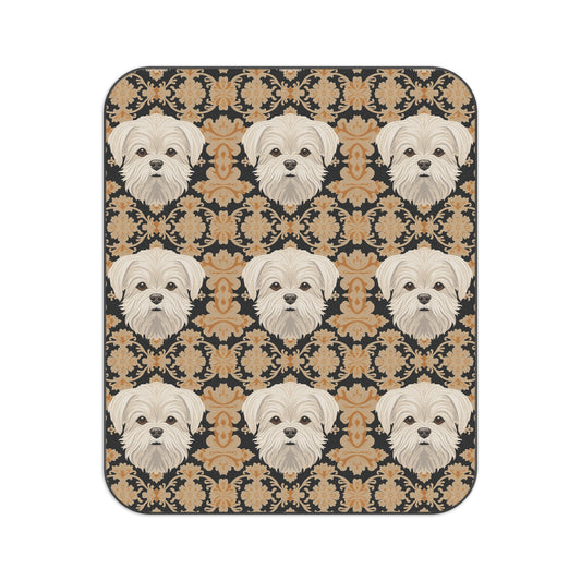 Maltese Brown Picnic Blanket