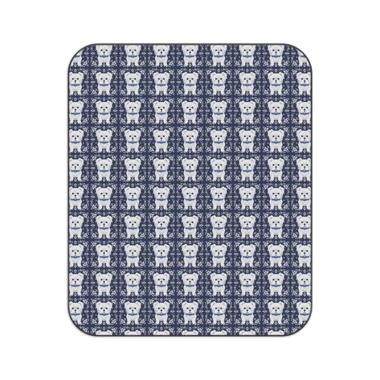 Maltese Pattern Picnic Blanket