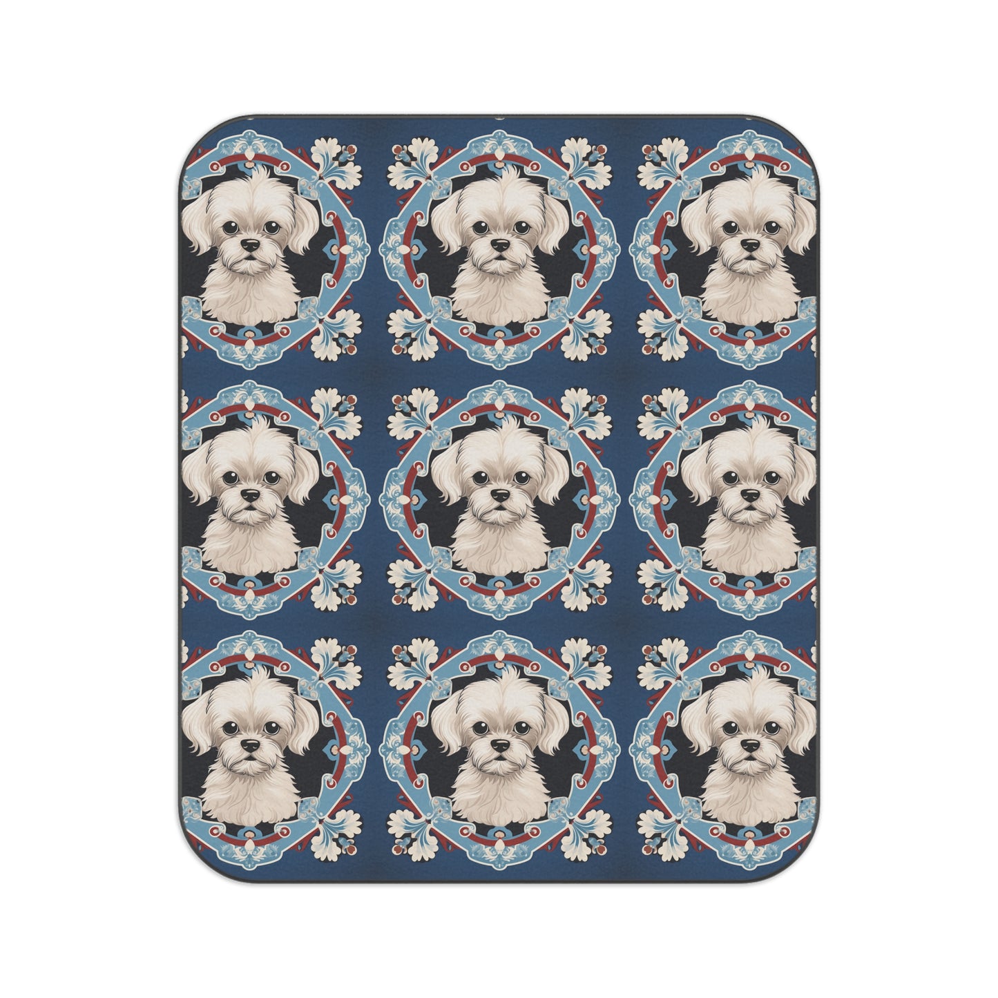 Picnic Blanket with Maltese