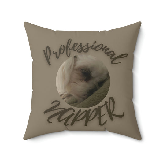 Personalized plush napper pillow with custom dog photo – soft and cozy cushion for pet lovers
