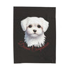 Dream Companion Maltese Velveteen Plush Blanket