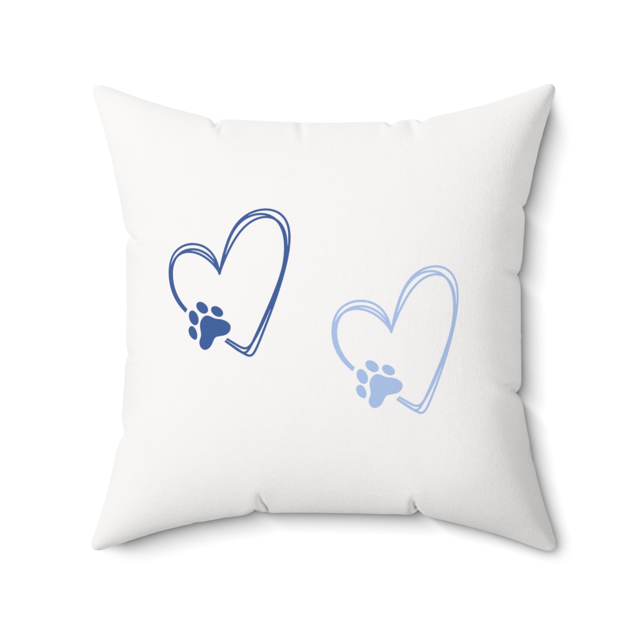 Blue Paws Affection Pillow