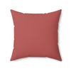 Coquette Yorkie Rose Heart Pillow