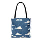 Cloudy Pawprints Tote Bag