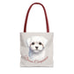 Dream Companion Maltese Tote Bag