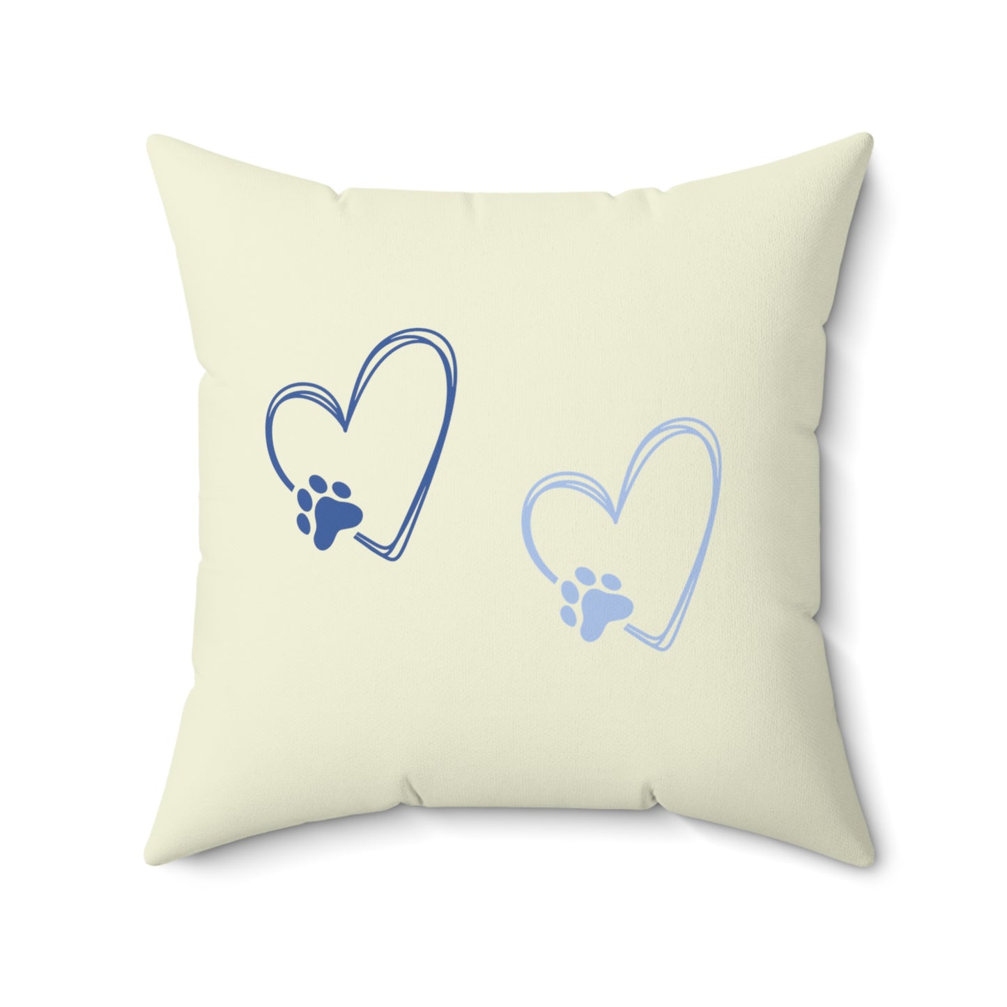 Blue Paws Affection Pillow