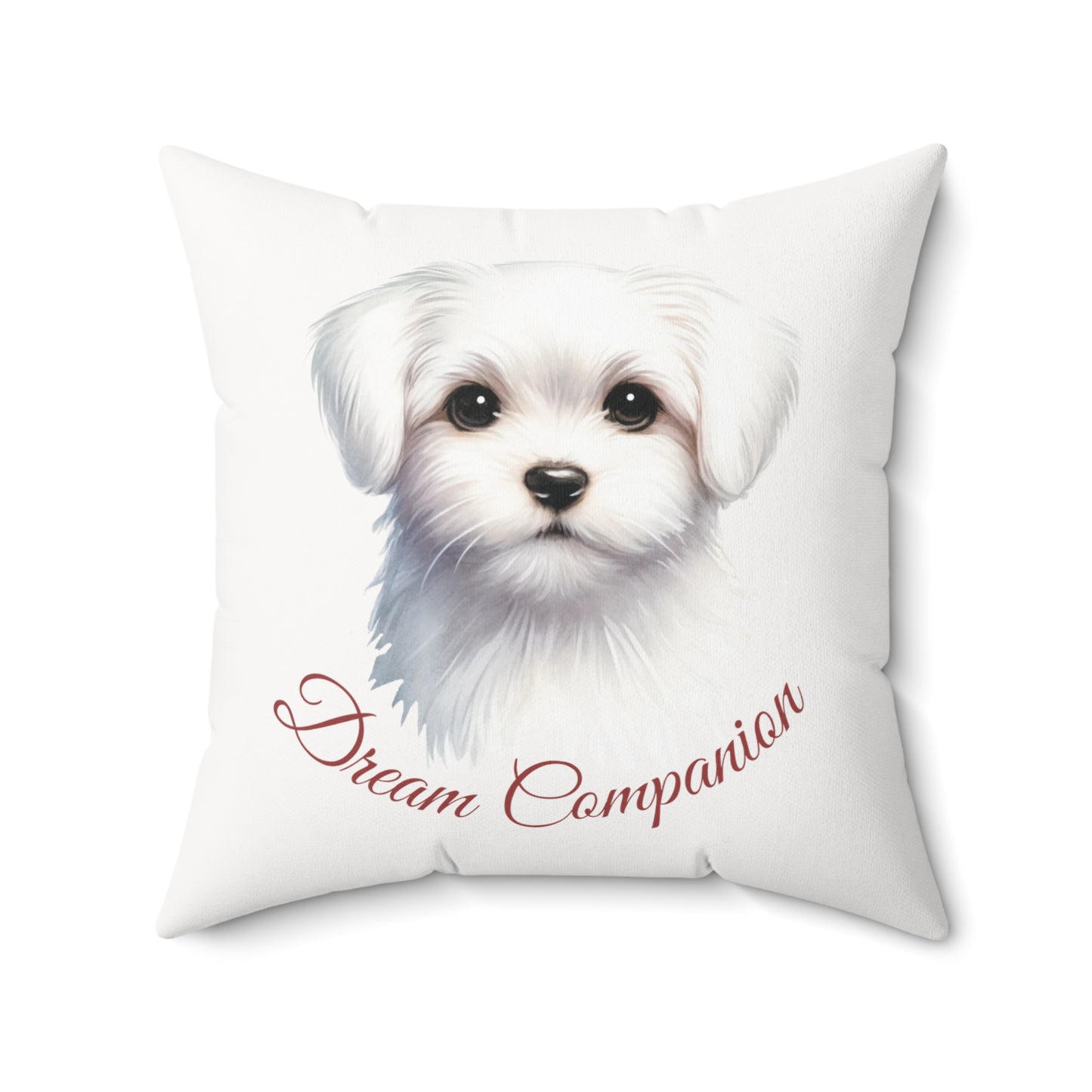 Dream Companion Maltese Pillow