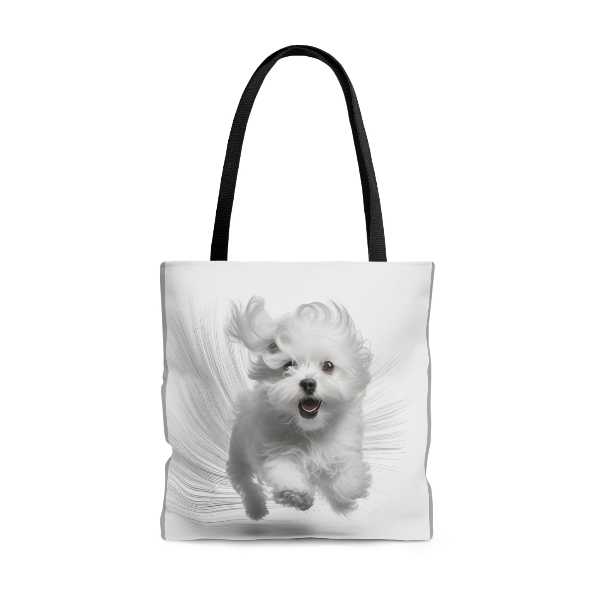 RUNNING MALTESE Tote Bag