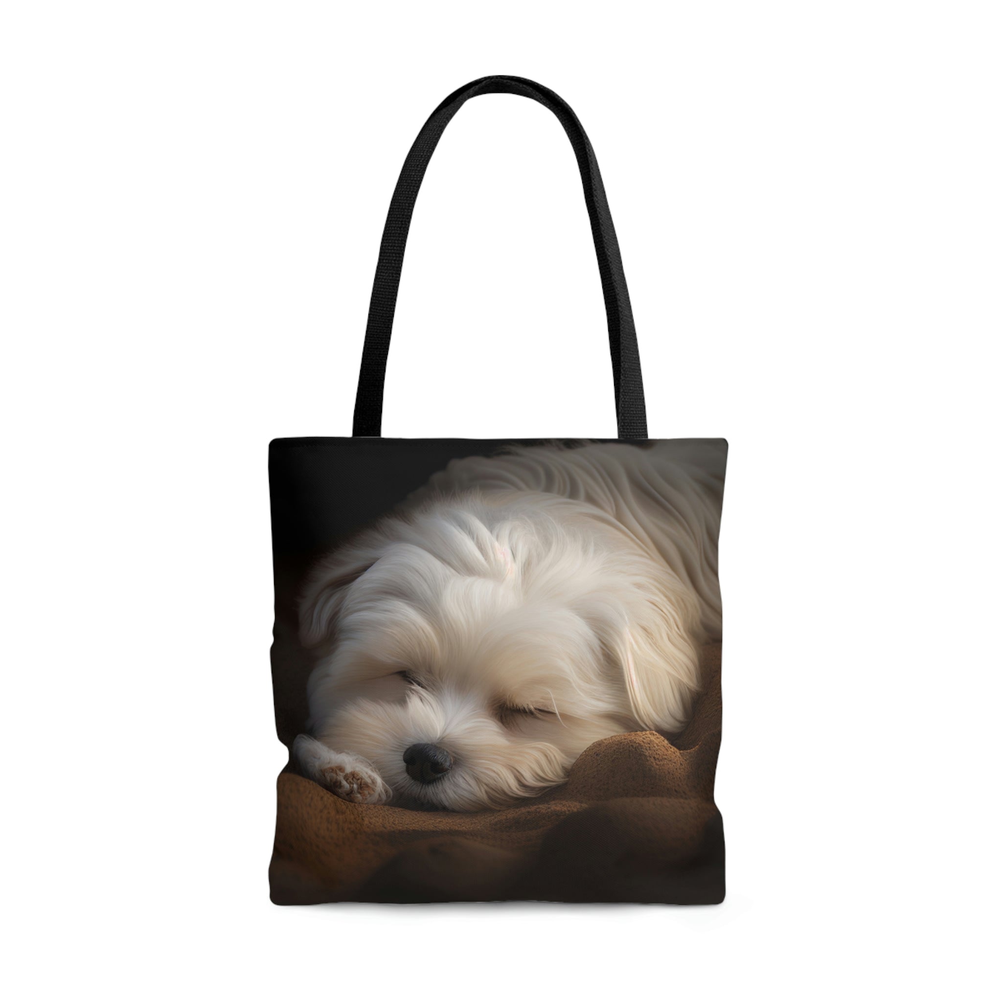 SLEEPING MALTESE Tote Bag